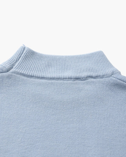 Essential Ribbed Mock Neck Sweater