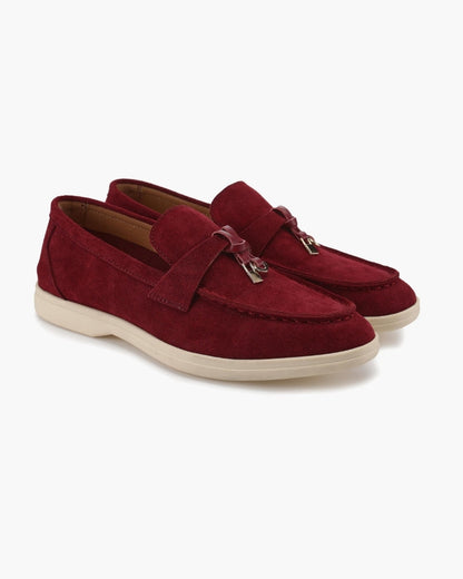 All Store Suede Lady Loafers