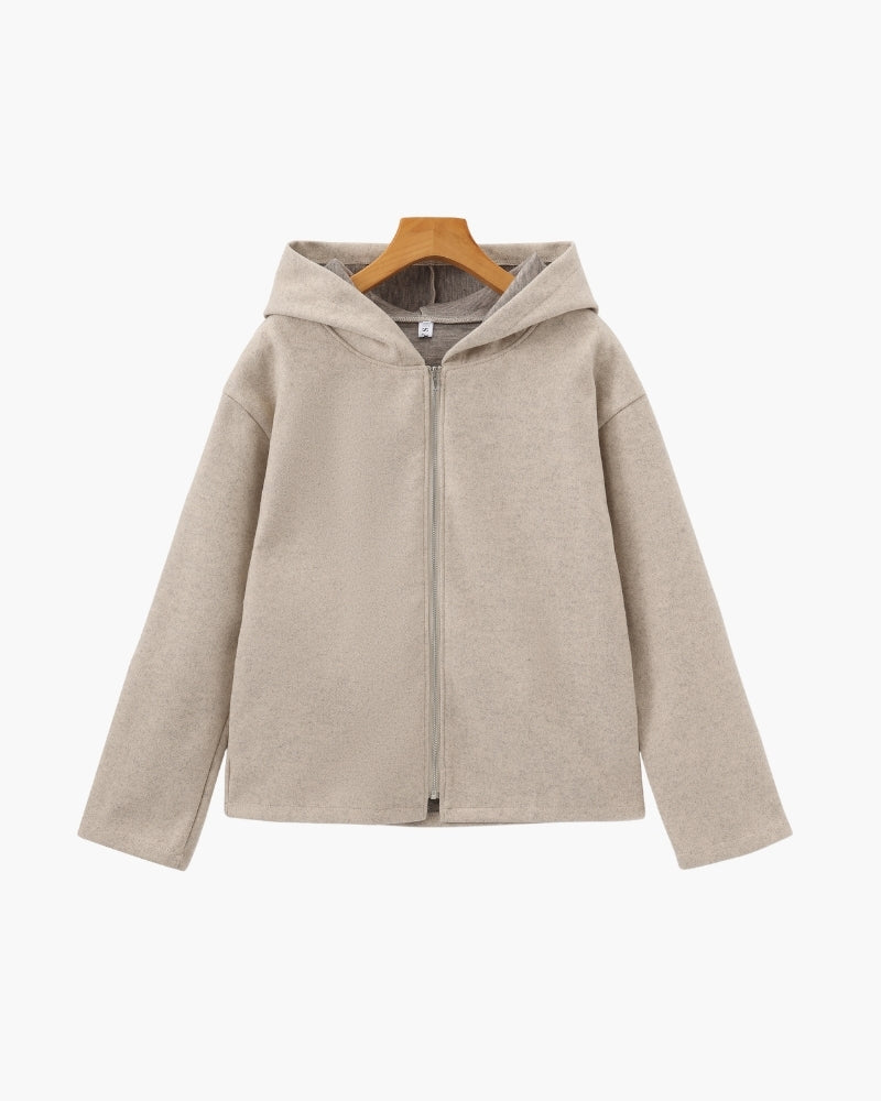 Marlow Wool Zip Coat