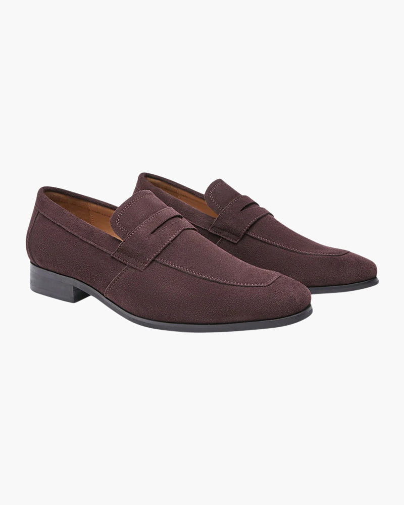 All Store Suede Penny Loafers