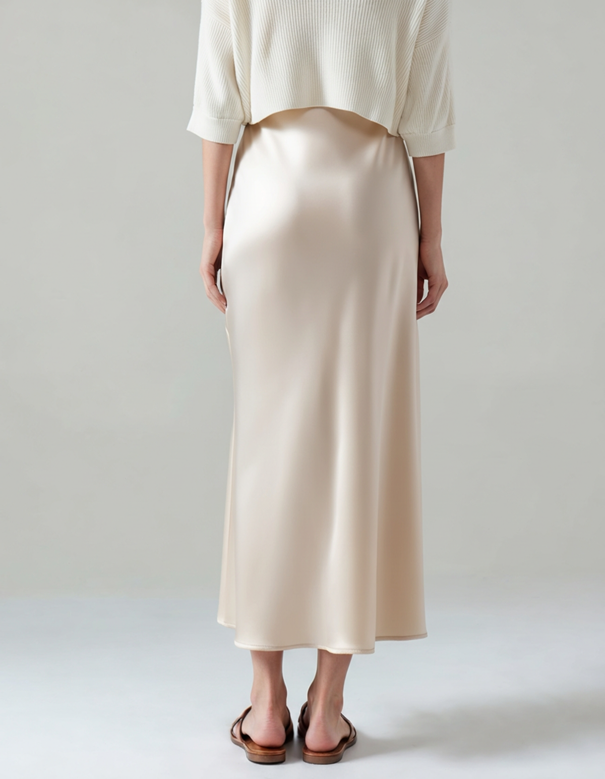 All Store Silk Skirt