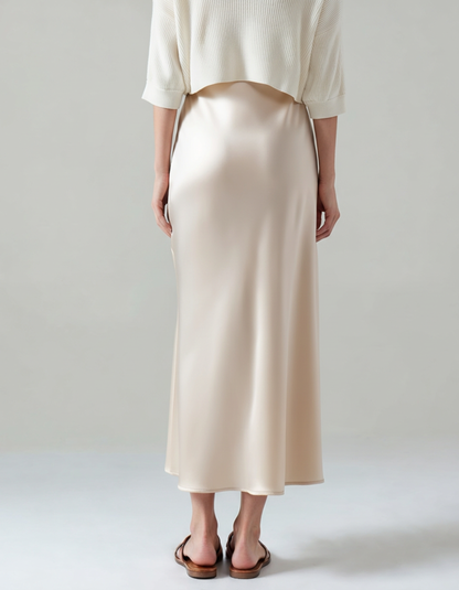 All Store Silk Skirt