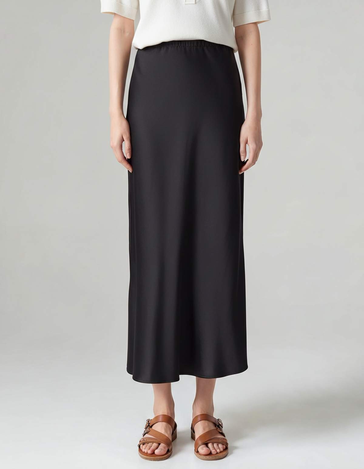 All Store Silk Skirt